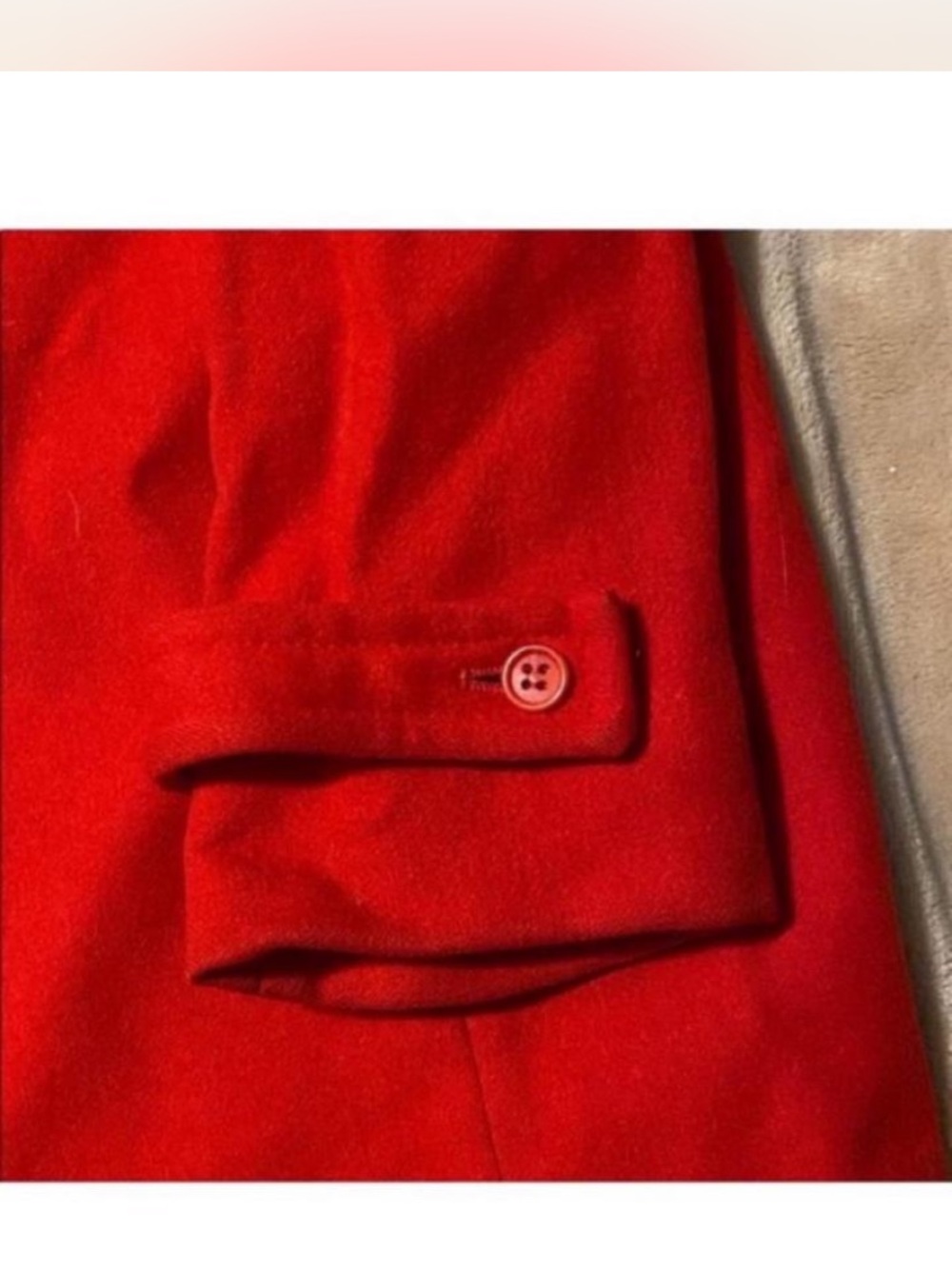 Pendleton Cherry Red Tailored Wool Blazer Jacket Sz M - Picture 6 of 7